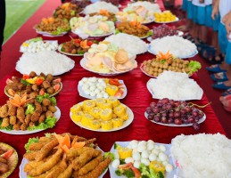 TRƯỜNG MẦM NON HOA MAI TỔ CHỨC TIỆC BUFFET CHO TRẺ CHÀO MỪNG NGÀY NHÀ GIÁO VIỆT NAM 20/11