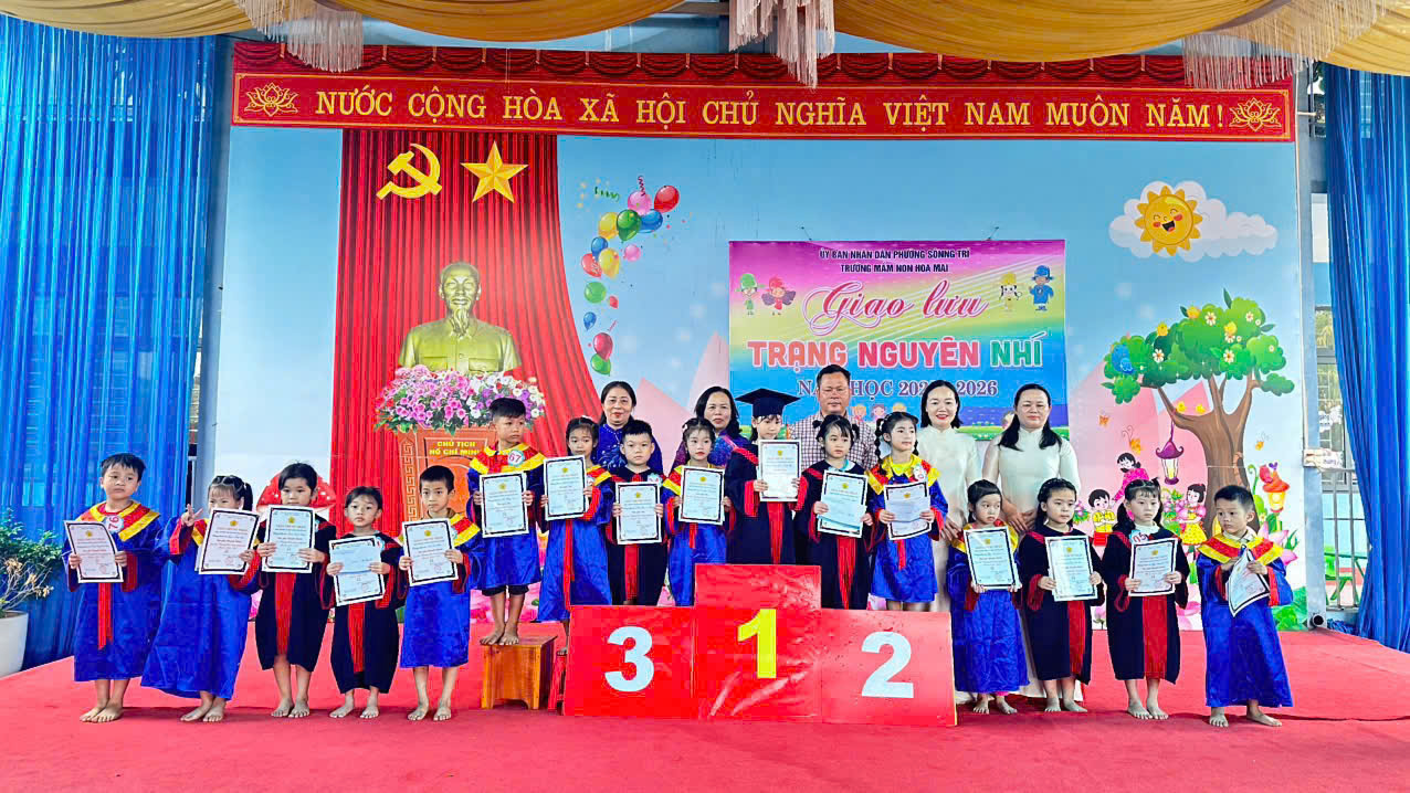 TRƯỜNG MẦM NON HOA MAI TỔ CHỨC GIAO LƯU “TRẠNG NGUYÊN NHÍ” NĂM HỌC 2025 – 2026