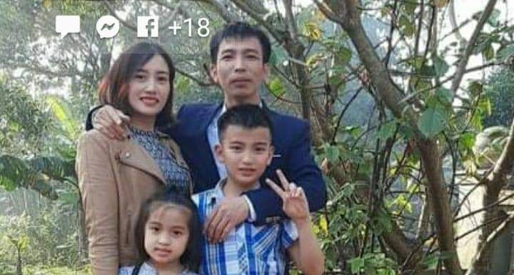 Hạnh phúc của gia đình cô giáo Nguyễn Thị Anh và Chiến sĩ  Bộ đội thông tin trên chính mảnh đất quê hương.