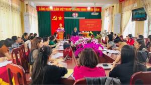CHI BỘ TRƯỜNG MẦM NON HOA MAI  TỔ CHỨC KIỂM ĐIỂM  TẬP THỂ, ĐẢNG VIÊN NĂM 2022