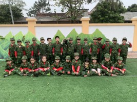 TRƯỜNG MẦM NON HOA MAI TỔ CHỨC CÁC HOẠT ĐỘNG CHÀO MỪNG NGÀY THÀNH LẬP QUÂN ĐỘI NHÂN DÂN VIỆT NAM 22/12