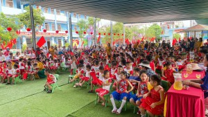 TRƯỜNG MẦM NON HOA MAI LONG TRỌNG TỔ CHỨC LỄ KHAI GIẢNG NĂM HOC MỚI 2023 - 2024