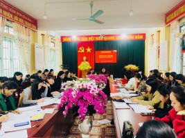 TRƯỜNG MẦM NON HOA MAI TỔ CHỨC KIỂM ĐIỂM, ĐÁNH GIÁ, XẾP LOẠI CHẤT LƯỢNG TỔ CHỨC ĐẢNG, ĐẢNG VIÊN VÀ TẬP THỂ, CÁ NHÂN VÀ CÁN BỘ LÃNH ĐẠO, QUẢN LÝ NĂM 2023.