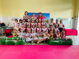 TRƯỜNG MẦM NON HOA MAI TỔ CHỨC CÁC HOẠT ĐỘNG CHÀO MỪNG NGÀY QUỐC TẾ PHỤ NỮ 8/3.