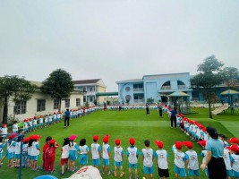 TRƯỜNG MẦM NON HOA MAI TỔ CHỨC CÁC HOẠT ĐỘNG NGOẠI KHÓA HƯỚNG TỚI GIỖ TỔ HÙNG VƯƠNG 10/3