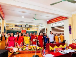 CHI BỘ TRƯỜNG MẦM NON HOA MAI TỔ CHỨC THÀNH CÔNG ĐẠI HỘI CHI BỘ NHIỆM KỲ 2025 - 2030