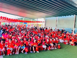 Ngày hội đến trường của bé tại Trường mầm non Hoa Mai,  phường Sông Trí