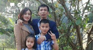 Hạnh phúc của gia đình cô giáo Nguyễn Thị Anh và Chiến sĩ  Bộ đội thông tin trên chính mảnh đất quê hương.