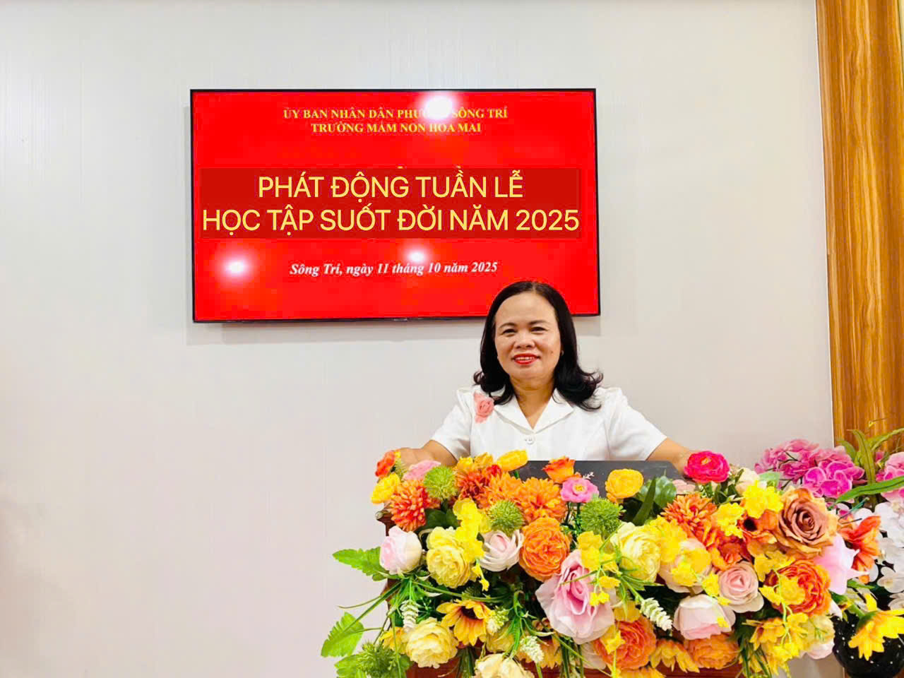 TRƯỜNG MẦM NON HOA MAI HƯỞNG ỨNG TUẦN LỄ HỌC TẬP SUỐT ĐỜI NĂM 2025